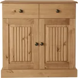 Home Affaire Sideboard »Liotta«, Kommode mit verstellbaren Einlegeboden, massives Kiefernholz beige