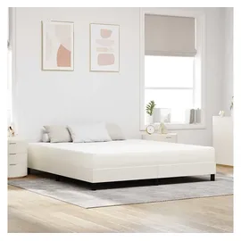 vidaXL Taschenfederkernmatratze Creme 180 x 200 cm Mittelhart