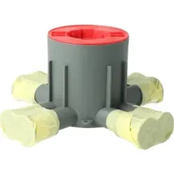 KAISER AT1032 Betonbau, Zentral-Deckendose MD-CD80R für System-Haftmagnet