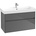 Waschtischunterschrank C01100FP 95,4x54,6x44,4cm, Glossy Grey