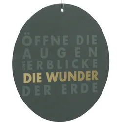räder Living Raum & Zeit Glas-Dekoanhänger Öffne die Augen