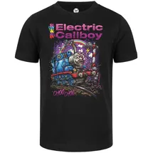 electric callboy T-Shirt - Metal-Kids - Choo Choo - 92 bis 164 - für Mädchen & Jungen - Größe 164 - schwarz - Lizenziertes Merchandise! - 164