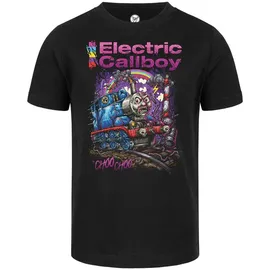 electric callboy T-Shirt - Metal-Kids - Choo Choo - 92 bis 164 - für Mädchen & Jungen - Größe 164 - schwarz - Lizenziertes Merchandise! - 164