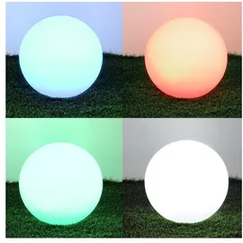 Kobi Kugelleuchte Kunststoff Ø 40 cm Solarzelle 3000K IP54 weiß
