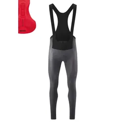 Fahrradhose GONSO "Sitivo Ti Bib M", Herren, Gr. XXL, Normalgrößen, grau, 57% Polyamid; 28% Polyester; 15% Elastan, Hosen, Herren Radhose, innovatives Sitzpolster, Träger-Radlerhose, Tight Fit