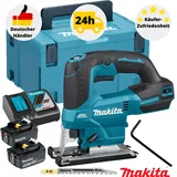 Makita DJV184RFJ Akku-Pendelhubstichsäge 18 V Säge mit Makpac Gr.3 2x BL1830B