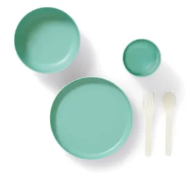 Zeller Kindergeschirr-Set 5-tlg. Grün