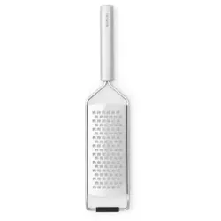 Brabantia Profile Reibe, grob, Edelstahl, Gemüsereibe ideal für Kohl, Weichekäse und Kartoffeln, Farbe: Matt Steel