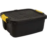 Strata Aufbewahrungsbox 24l HW444 schwarz / gelb