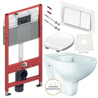 Tece, grohe TECE Vorwandelement Grohe WC spülrandlos Beschichtung Drückerplatte
