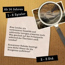 Hidden Games Tatort – Tödliche Überfahrt – Deutsch – spannendes Detektivspiel, Escape Room Spiel