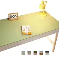 Schreibtischunterlage Mauspad mit Leder und Rutchfeste Wildleder PU Leder Tischunterlage Multifunktionales Office pad Laptop Tisch-Schutz Unterlage für Büro/Home-Office(Dark Green,80*160cm)