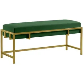 Möbel Kraft Polsterbank Grün 100 x 45 x 35 cm