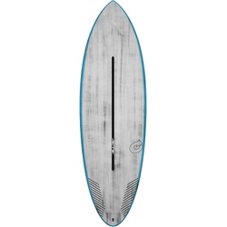 Torq ACT Prepreg Multiplier Wellenreiter surfbrett wellenreiter, Länge in Fuß: 6.4, Breite in inch: 20.75, Farbe: BlkRail