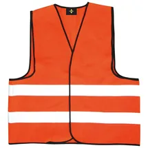 Korntex Warnweste Standard - schwarzer Saum, XXL