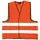 Korntex Warnweste Standard - schwarzer Saum, XXL