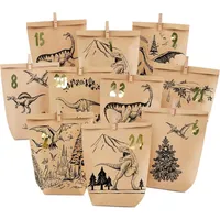 Luxuskollektion Adventskalender Tüten 2024 zum Befüllen 16x22cm DIY