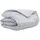 vidaXL Sommerdecke Silber 240 x 260 cm Satin und Mikrofaser vidaXL