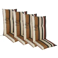 Buri Hochlehner Auflage 123 x 50 x 5 cm 4-tlg.