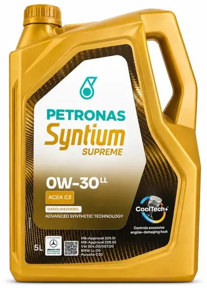 0W-30 Petronas Syntium Supreme LL Motoröl 5 Liter