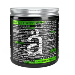 Nanosupps Hype Beast Preworkout Booster (320 g, Saurer grüner Apfel)