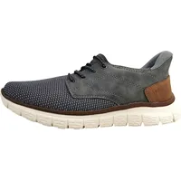 Rieker Halbschuhe Schnuerschuhe HWK Halbschuhe B6658-42 in grau, 46