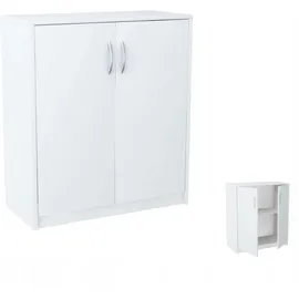 matkam Kommode 85 x 74 x 35 cm Weiß