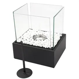 OEM Biokamin freistehend Stahl für Terrasse Glastisch