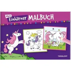 TESSLOFF 378864445 Mein Einhörner-Malbuch