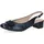 CAPRICE Slingpumps mit Schleife Elegant, Blau (Navy Comb), 36.5 EU