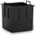 LECHUZA Cubico 40 Ø 40 x 40 cm Schwarz