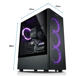 Kiebel Viper V Gaming-PC AMD Ryzen 5 5600G 2023 23,8" TFT 3,9 GHz 16 GB RAM 500 GB SSD Windows 11 Home