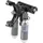 Topeak Tri-Backup Elite 2 Flaschenhalter Schwarz, Aluminium, max. Belastung 2 kg, Größe 81 x 75 x 74