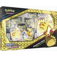 Pokémon Pokemon Zenit der Könige: Pikachu-VMAX (2 geprägte holografische Promokarten, 1 überdimensionale Promokarte & 5 Boosterpacks)