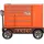 BAHCO Werkstattwagen Stahl 1505 mm x 500 mm x 1218 mm orange 8 Schubladen mit Seitenschrank