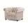 S-Style Chesterfield Sessel Cleo Blink Samt 104 x 72 x 0 cm Beige