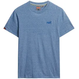 Superdry Rundhalsshirt ESSENTIAL LOGO EMB TEE blau S (46)
