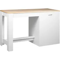 BASIC by Balculina Kücheninsel Andy 138 cm weiß