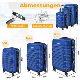 Kesser Koffer-Set 3-tlg. blau