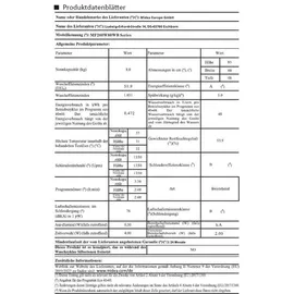 Midea MF200W80WB-14AS Waschmaschine (8 kg, 1400 U/min)