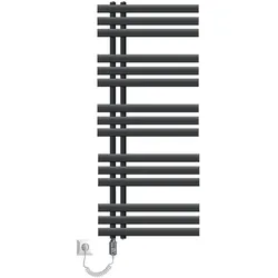 LuxeBath 500X1200 Iron M Designheizkörper Badheizkörper Elektrisch Heizkörper Anthrazit