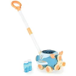 Moni Schiebespielzeug Flugzeug Seifenblasen, für drin und draußen, Höhe 46,5 cm blau