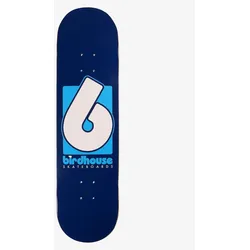 Vogelhaus-Skateboard-Deck 8,37 B-Logo-Blau EINHEITSGRÖSSE