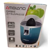 Ambiano Elektrische Zitruspresse Blau mit Tropfstopp Saftpresse 70 W 706504 Neu