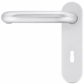 Hörmann Drückergarnitur D-110 Kurzschild BB, Alu