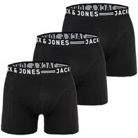 JACK & JONES Sense Trunks schwarz/weiß M 3er Pack