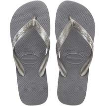 Havaianas Mädchen Top Tiras Flip flops, Stahlgrau 29/30 EU