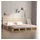 vidaXL Massivholzbett 180 x 200 cm Beige