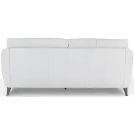 Calia Italia Couch Leder 3-Sitzer Weiß