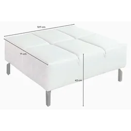KAWOLA Ecksofa Leder Relaxfunktion